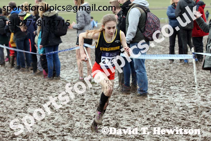 Girls under-13s 2018 British Inter Counties Cross Country Champs., Prestwold Hall, Loughborough. Photo: David T. Hewitson/Sports for All Pics